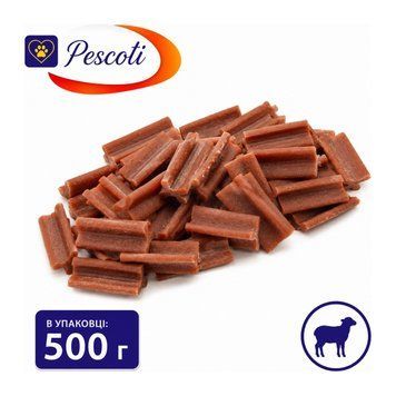 Лакомство Pescoti дентальные палочки мини с ягнёнком, 500 г УТ-00002460 &mdash; купить в Вусолап