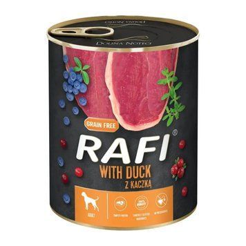 Dolina Noteci RAFI 800 г &mdash; беззерновой паштет для собак с уткой УТ-00000308 &mdash; купить в Вусолап