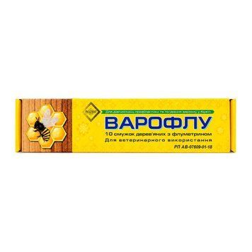 Варофлу 10 смужок від вароатозу бджіл, флуметрин УТ-00004184 &mdash; купити у Вусолап