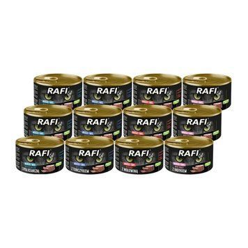 RAFI Cat Mus 12 &times; 85 г &mdash; набір мусів для котів, суміш смаків УТ-00004707 &mdash; купити у Вусолап