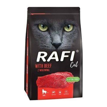 Корм Rafi Cat з яловичиною 7 кг, сухий для дорослих котів УТ-00000318 &mdash; купити у Вусолап