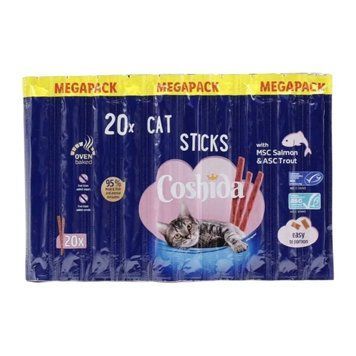 Ласощі для котів Coshida Cat Sticks лосось і форель, 20 шт УТ-00002361 &mdash; купити у Вусолап