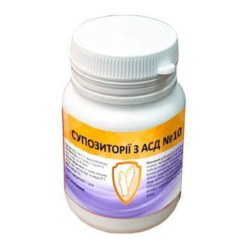 Супозиторії з АСД-2 для тварин, ректальні, 10 штук УТ-00003220 &mdash; купити у Вусолап