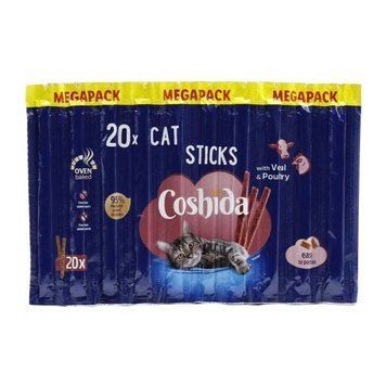 Ласощі для котів Coshida Cat Sticks телятина і птиця, 20 шт УТ-00002363 &mdash; купити у Вусолап