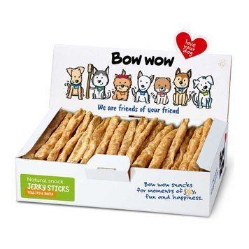 Лакомство Bow wow Jerky Sticks птица и юкка, упаковка 50 шт УТ-00001318 &mdash; купить в Вусолап
