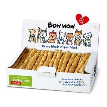 Лакомство Bow wow Jerky Sticks говядина и лёгкие, упаковка 50 шт УТ-00002562 &mdash; купить в Вусолап